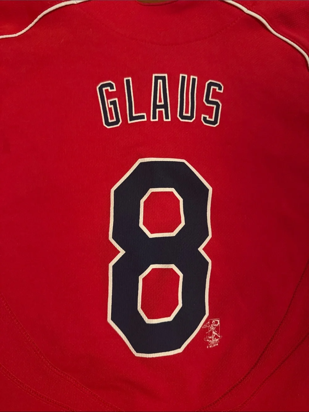 Glaus Nike Red and Navy St. Louis Cardinals Kids Baseball Jersey